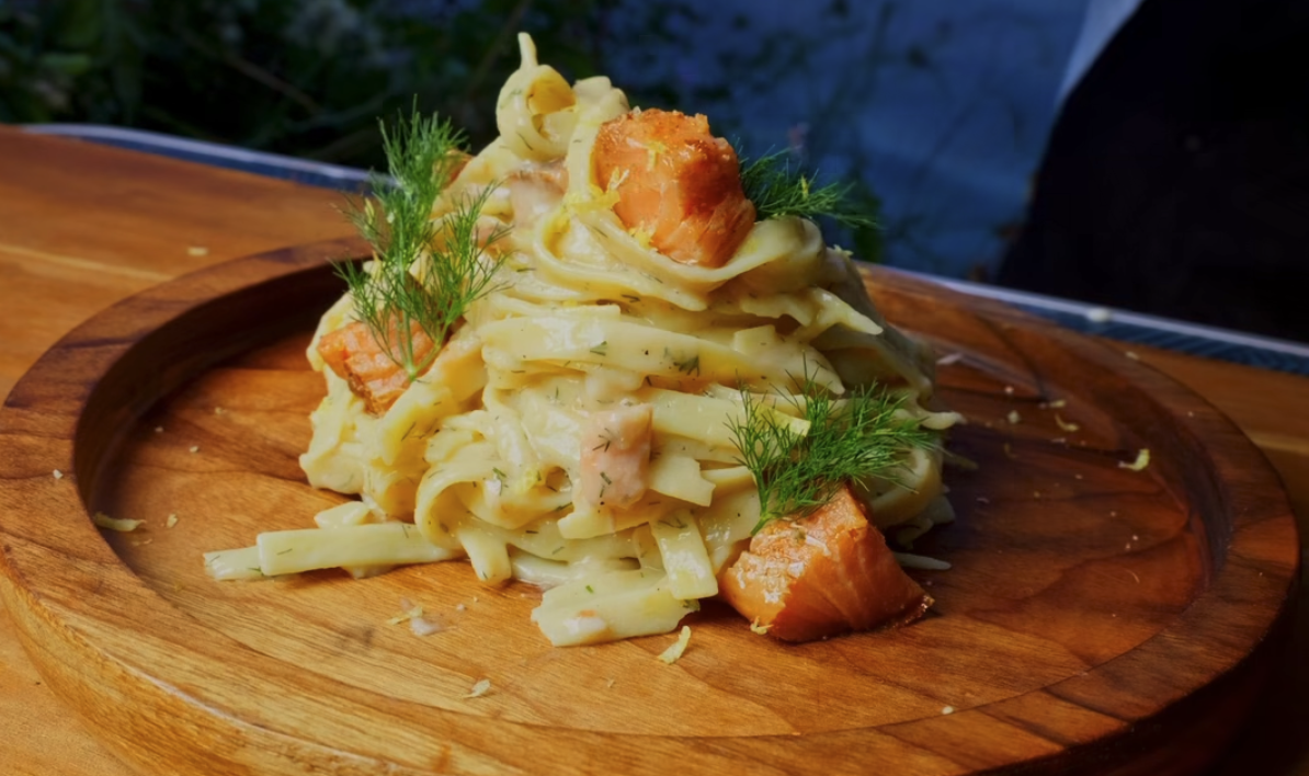 Паста със Сьомгова Пъстърва 🍝🐟